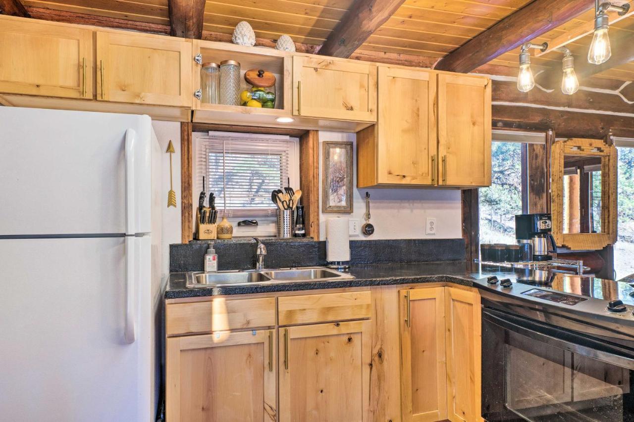 Classic Colorado Log Home With Mountain Views! Florissant Exterior foto